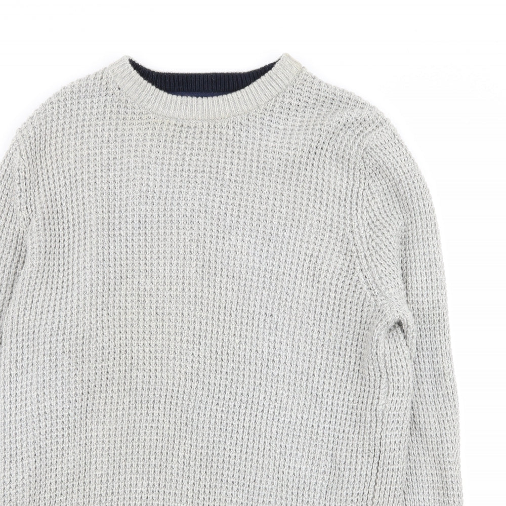 curated Mens Grey   Pullover Jumper Size L
