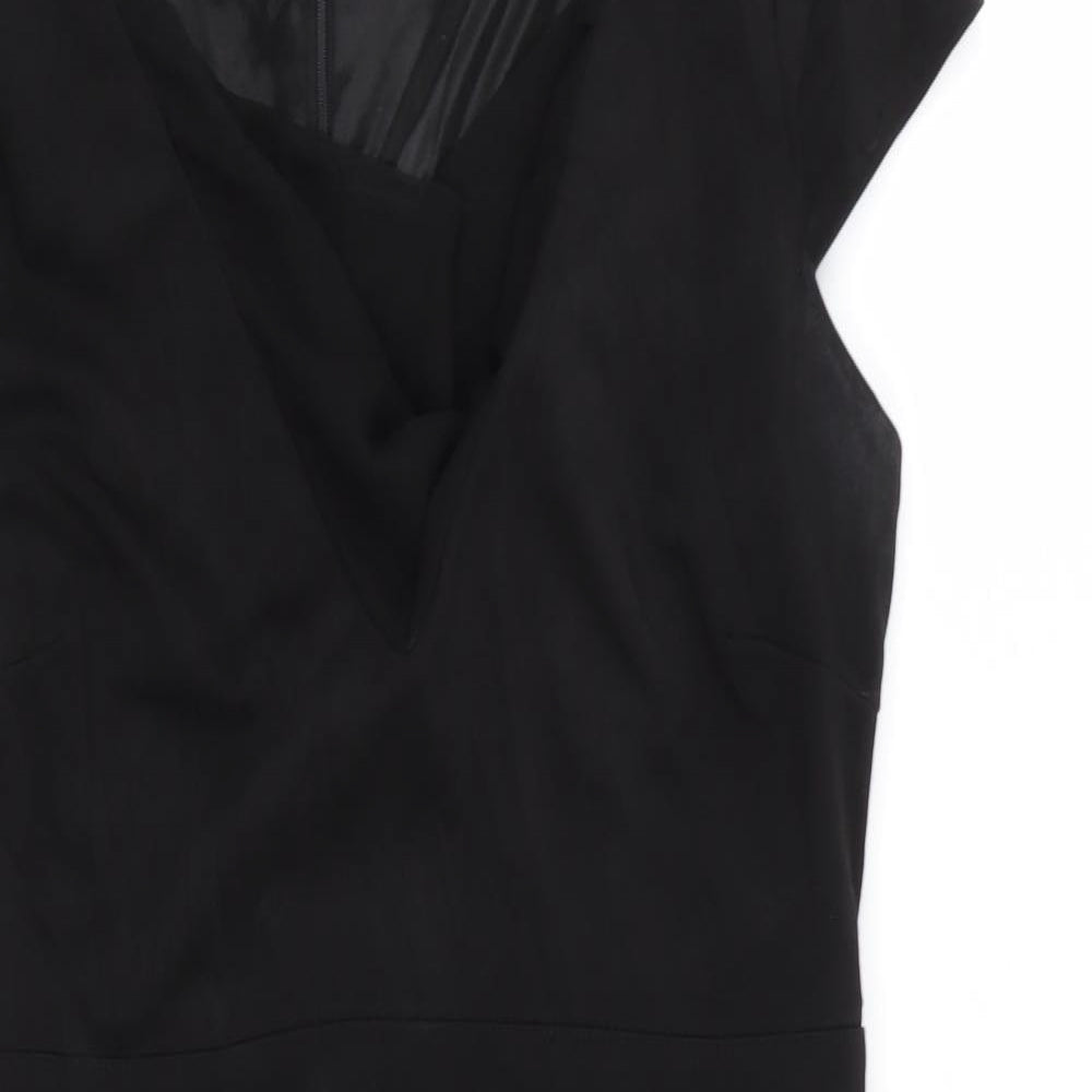Atelier Womens Black Batik  A-Line  Size 12