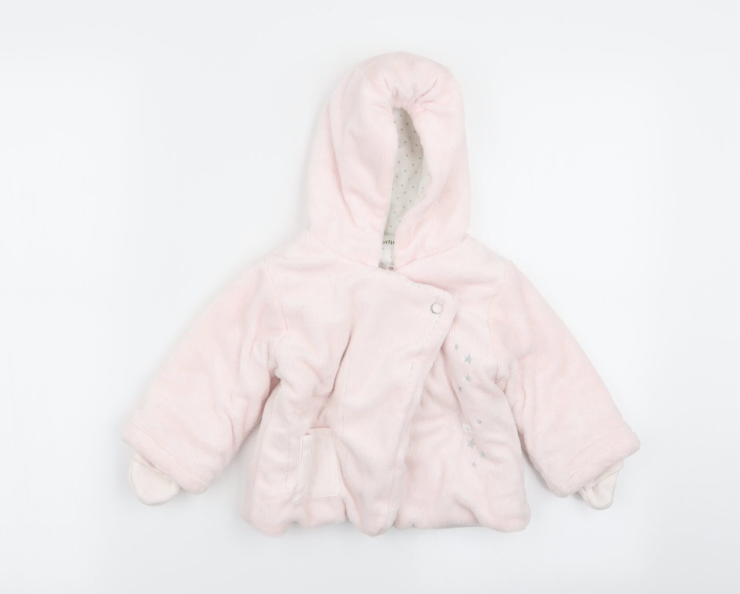 berlingo Girls Pink   Basic Coat Coat Size 6-9 Months