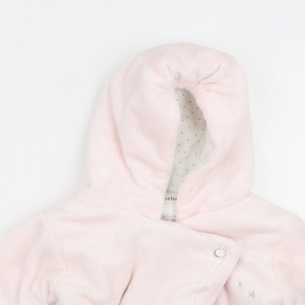 berlingo Girls Pink   Basic Coat Coat Size 6-9 Months
