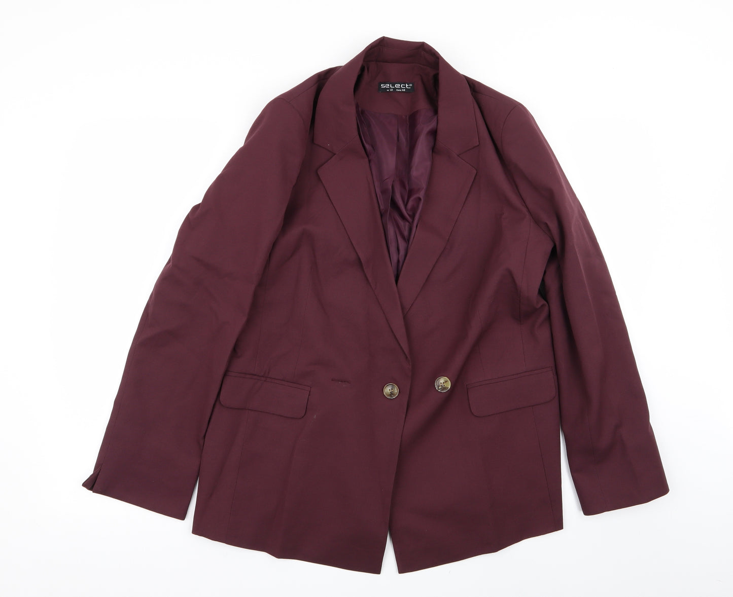 Select Womens Purple   Jacket Blazer Size 12