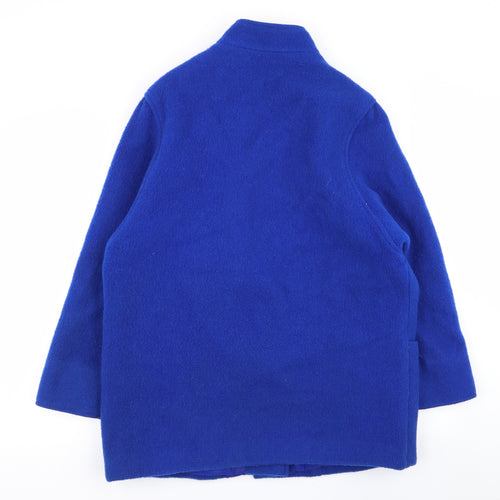 Littlewoods Womens Blue   Overcoat Coat Size 6