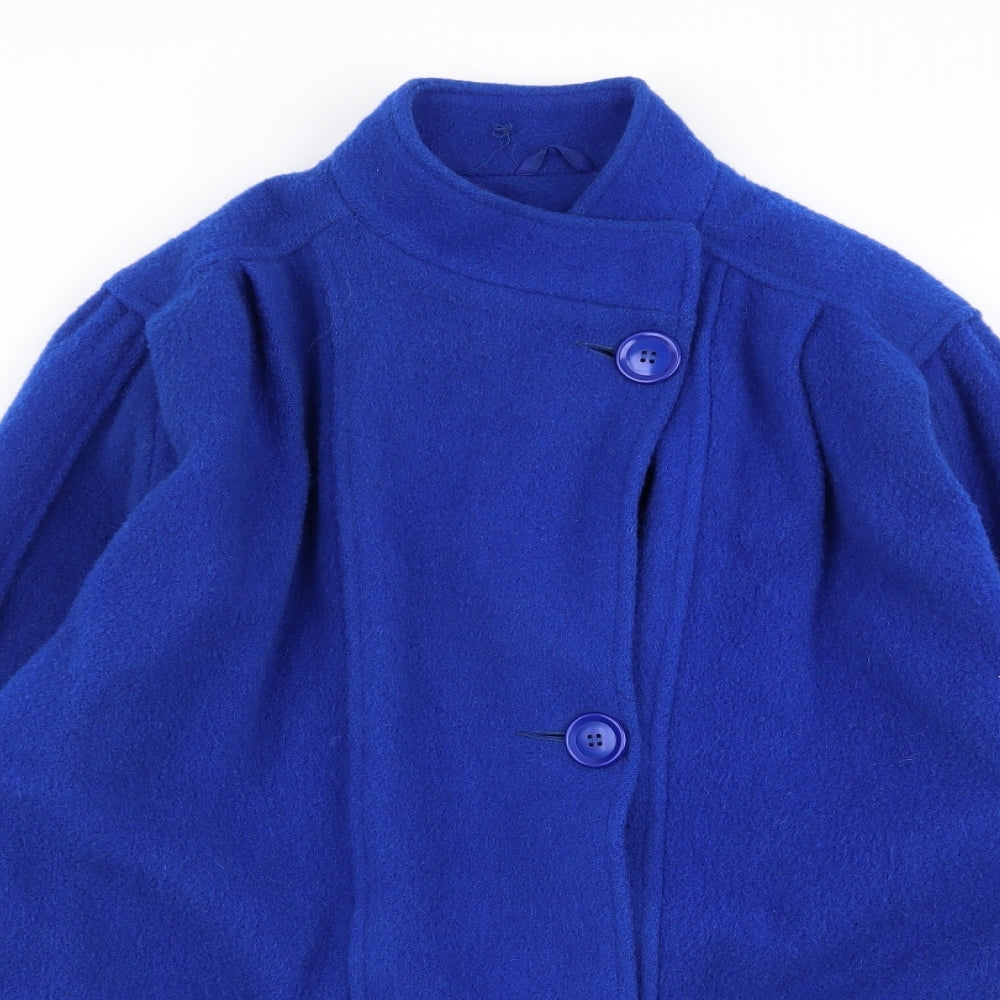 Littlewoods Womens Blue   Overcoat Coat Size 6