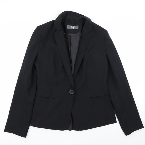 BHS Womens Black   Jacket Blazer Size 12