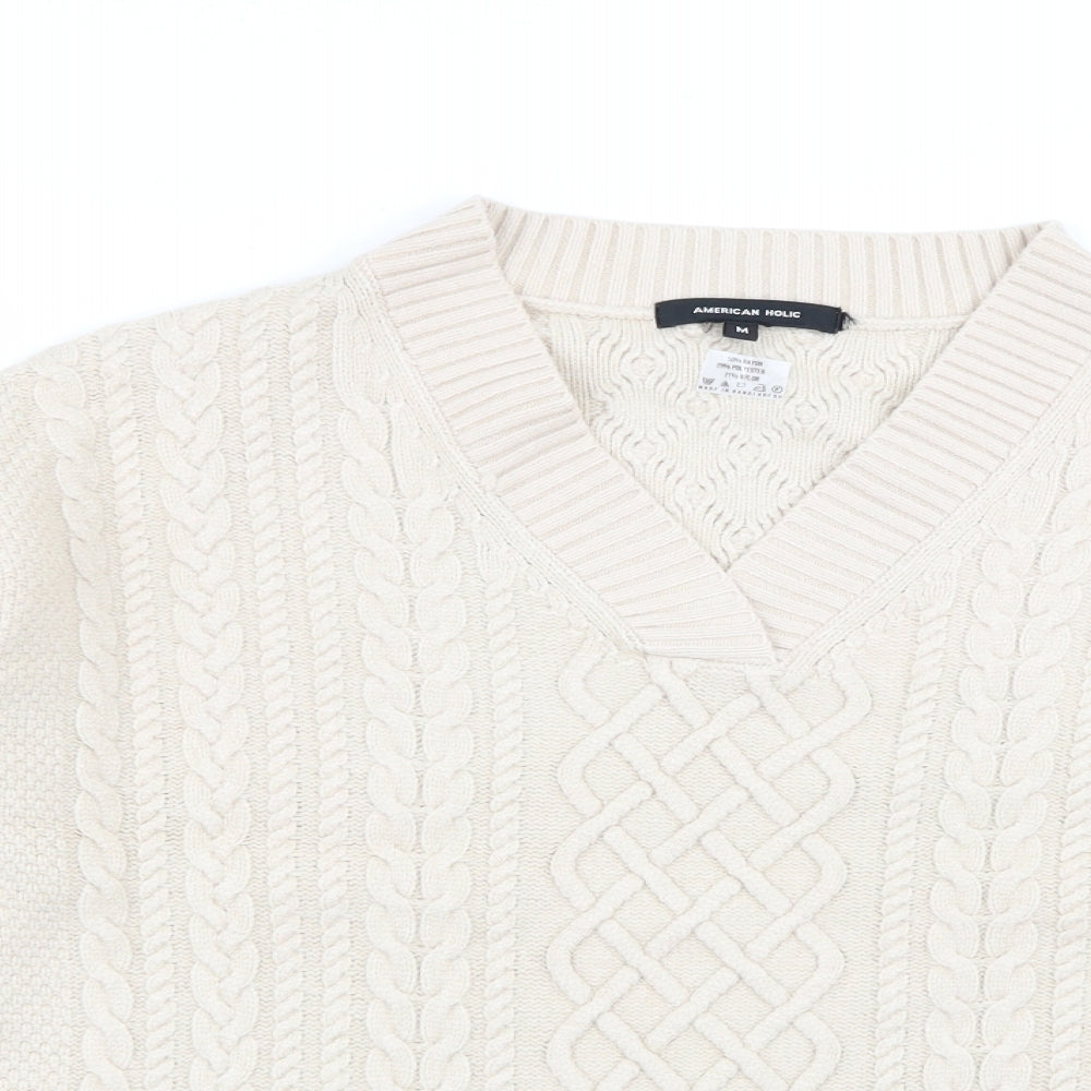 american holic Womens Beige   Pullover Jumper Size M