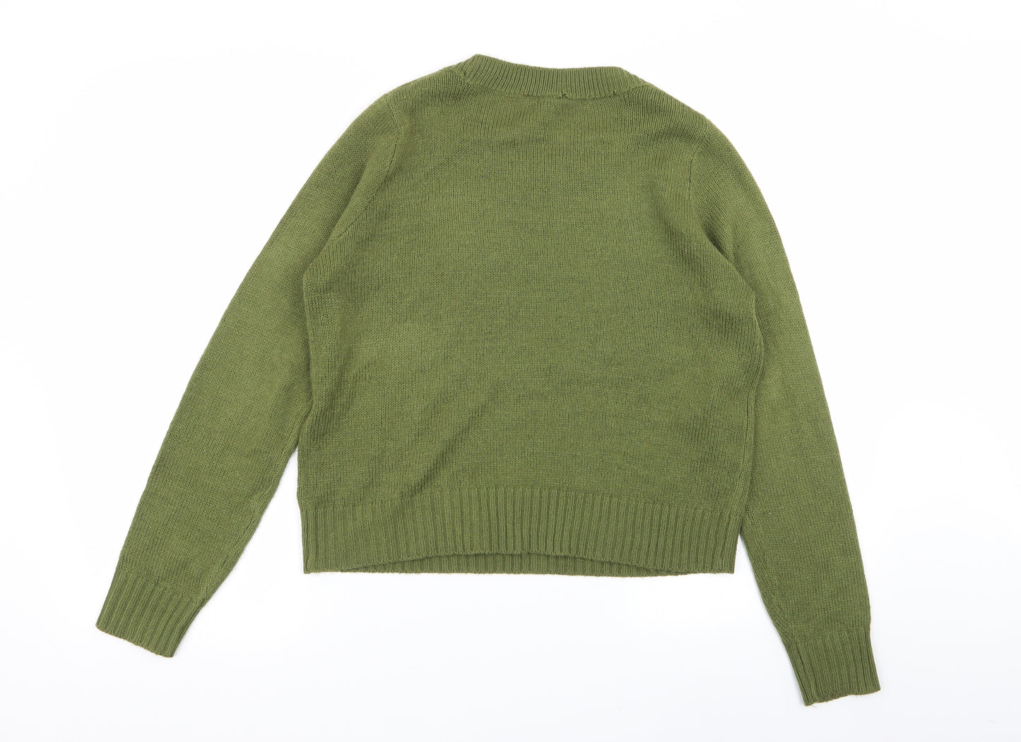 Divided by H&M Womens Green   Pullover Jumper Size S