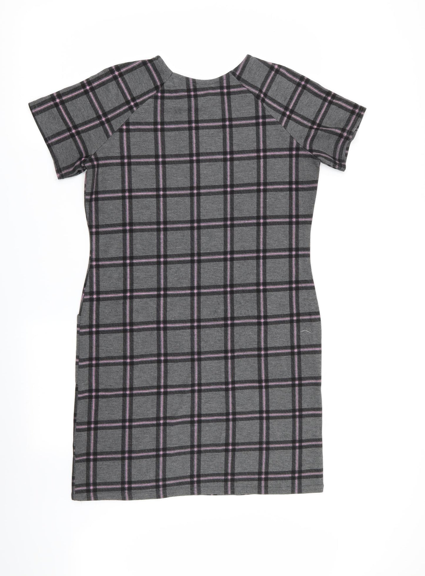 Select Womens Grey Check  A-Line  Size 12