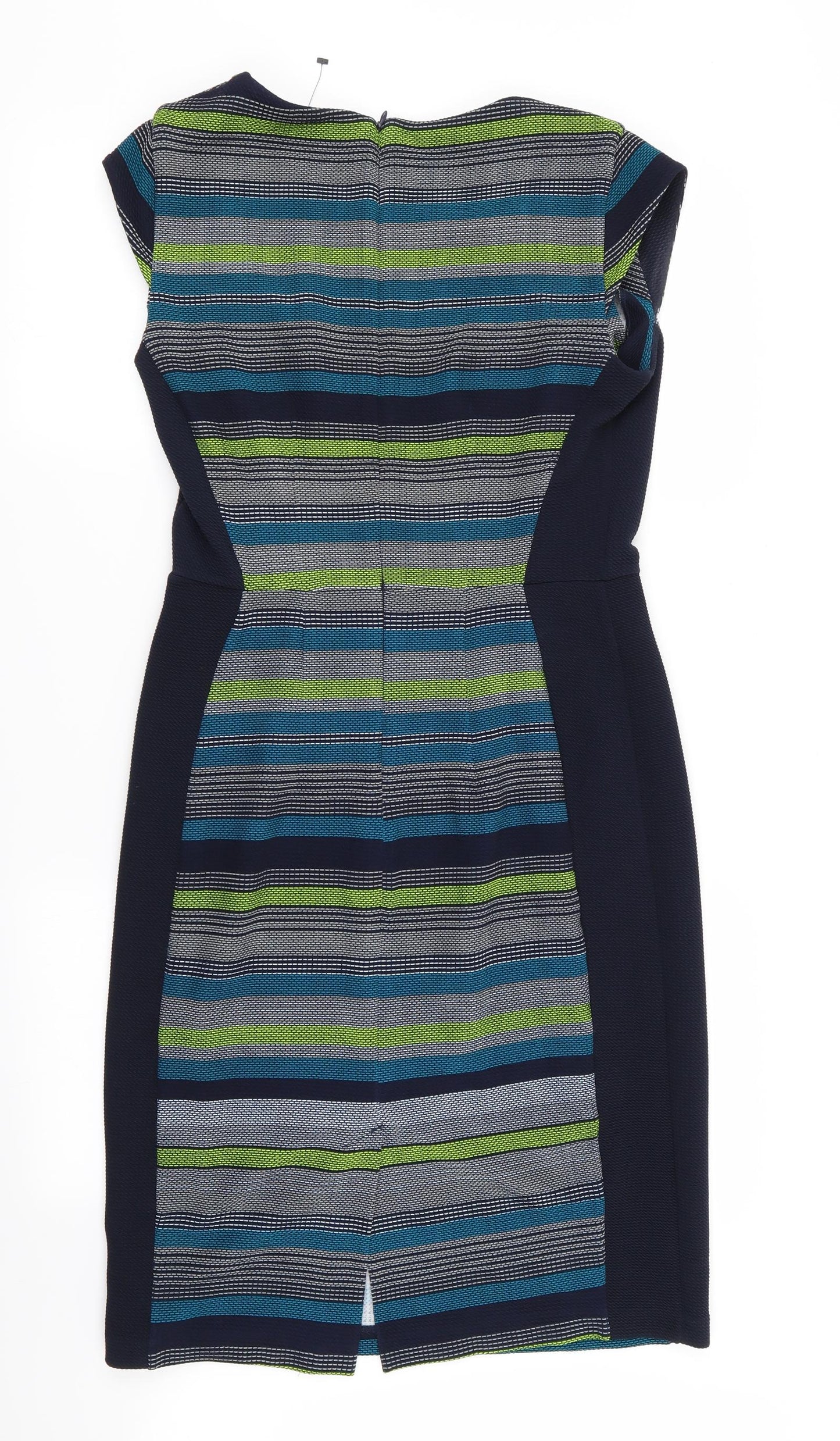 TU Womens Multicoloured Striped  A-Line  Size 14