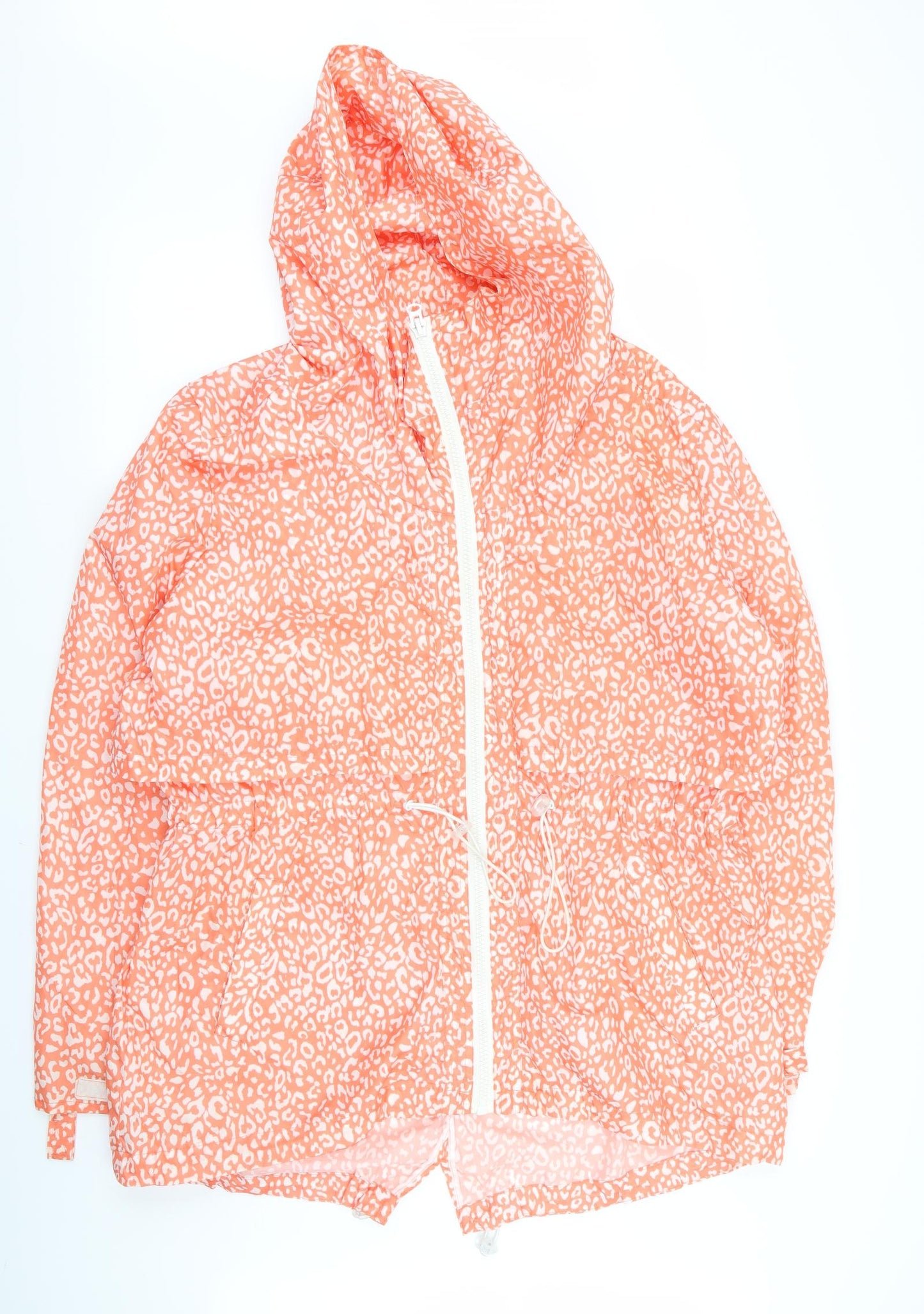 threadable Womens Multicoloured Animal Print  Rain Coat Coat Size 18