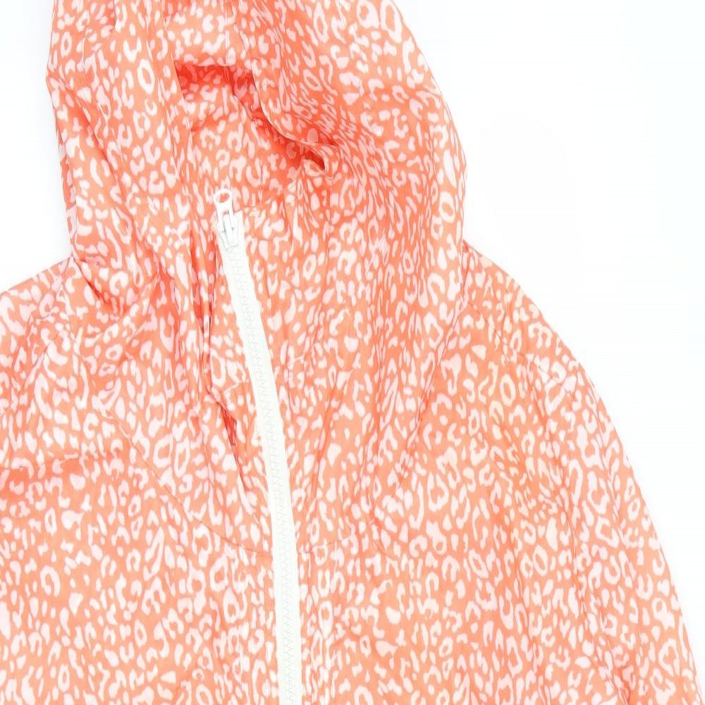 threadable Womens Multicoloured Animal Print  Rain Coat Coat Size 18