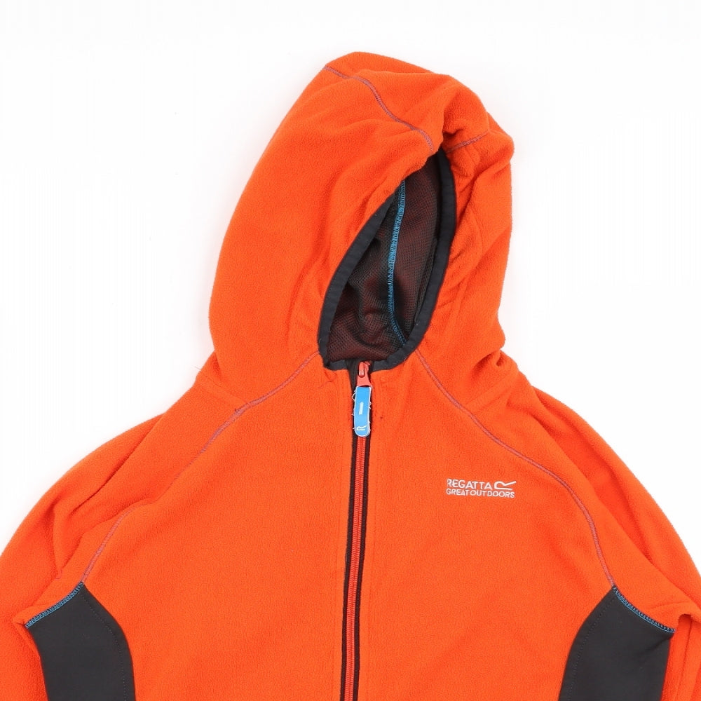 Regatta Boys Orange   Full Zip Jumper Size 11-12 Years