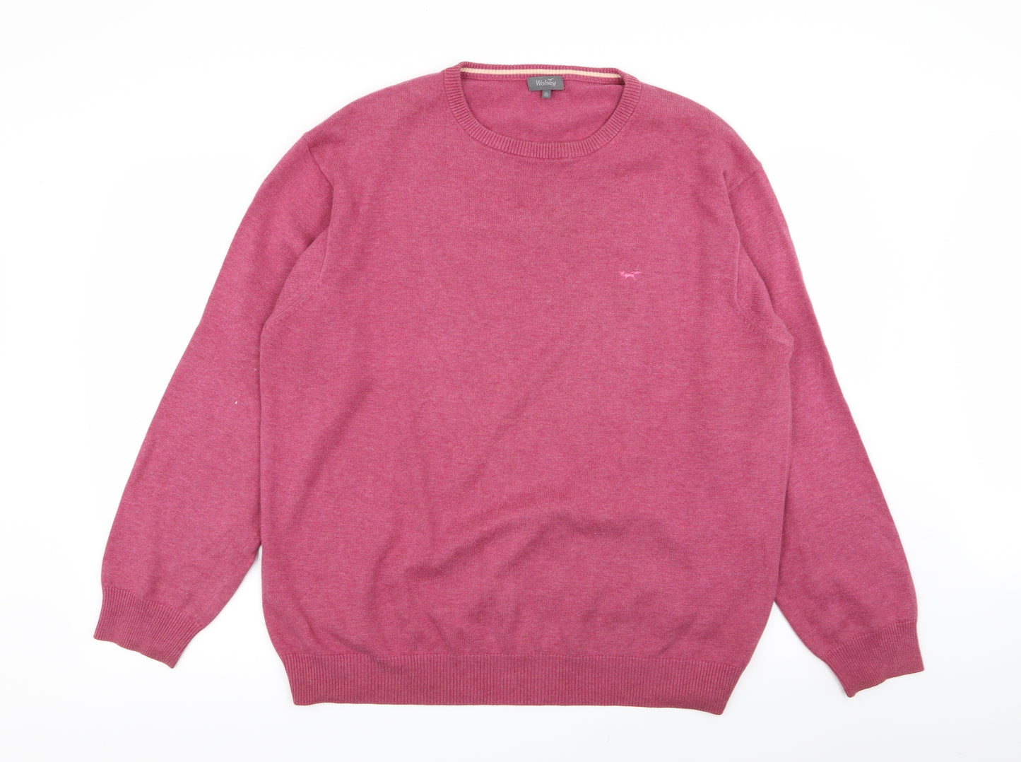 Wolsey Mens Pink   Pullover Jumper Size XL