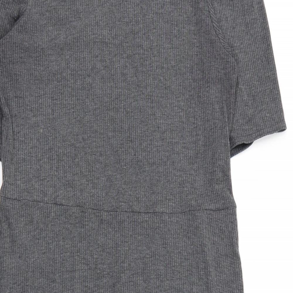 New Look Womens Grey   Fit & Flare  Size 16