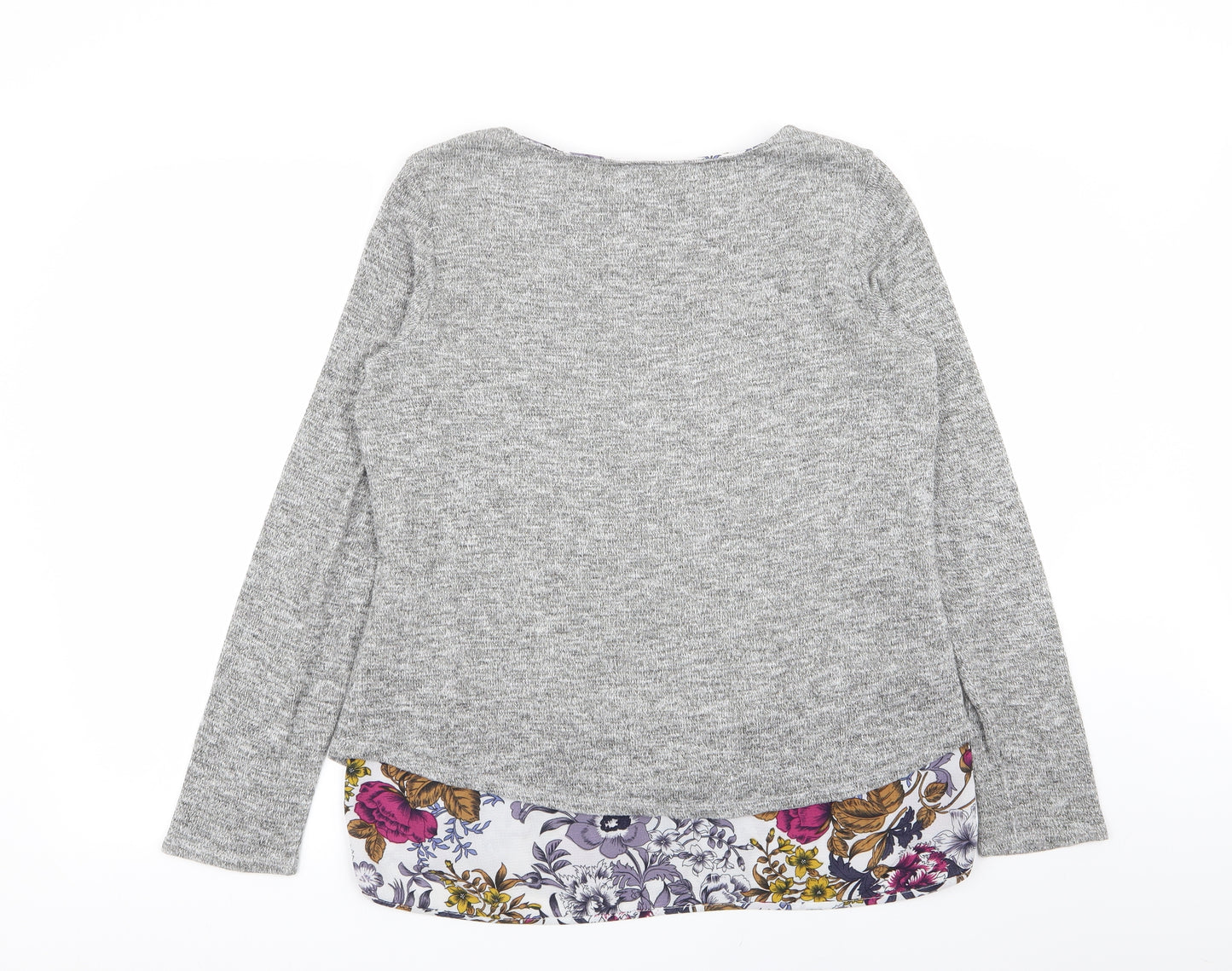 Per Una Womens Multicoloured Floral  Pullover Jumper Size 14