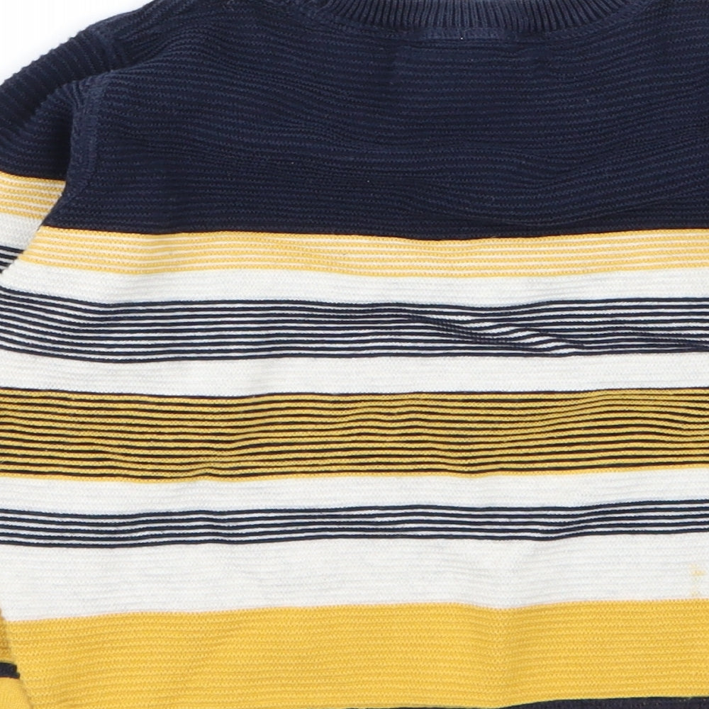 Asda George Boys Multicoloured Striped  Pullover Jumper Size 3-4 Years