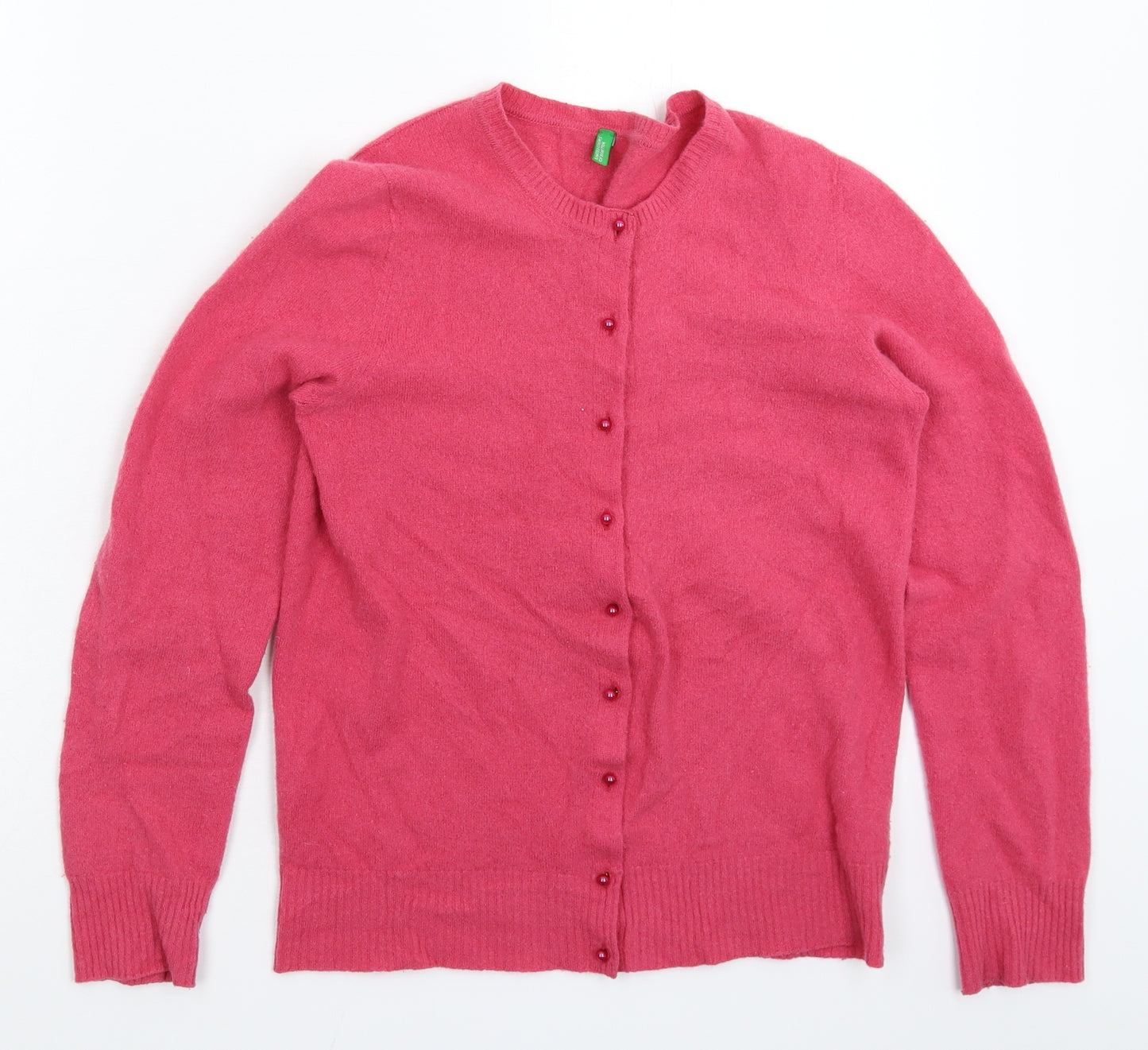 United CO Womens Pink  Knit Cardigan Jumper Size S