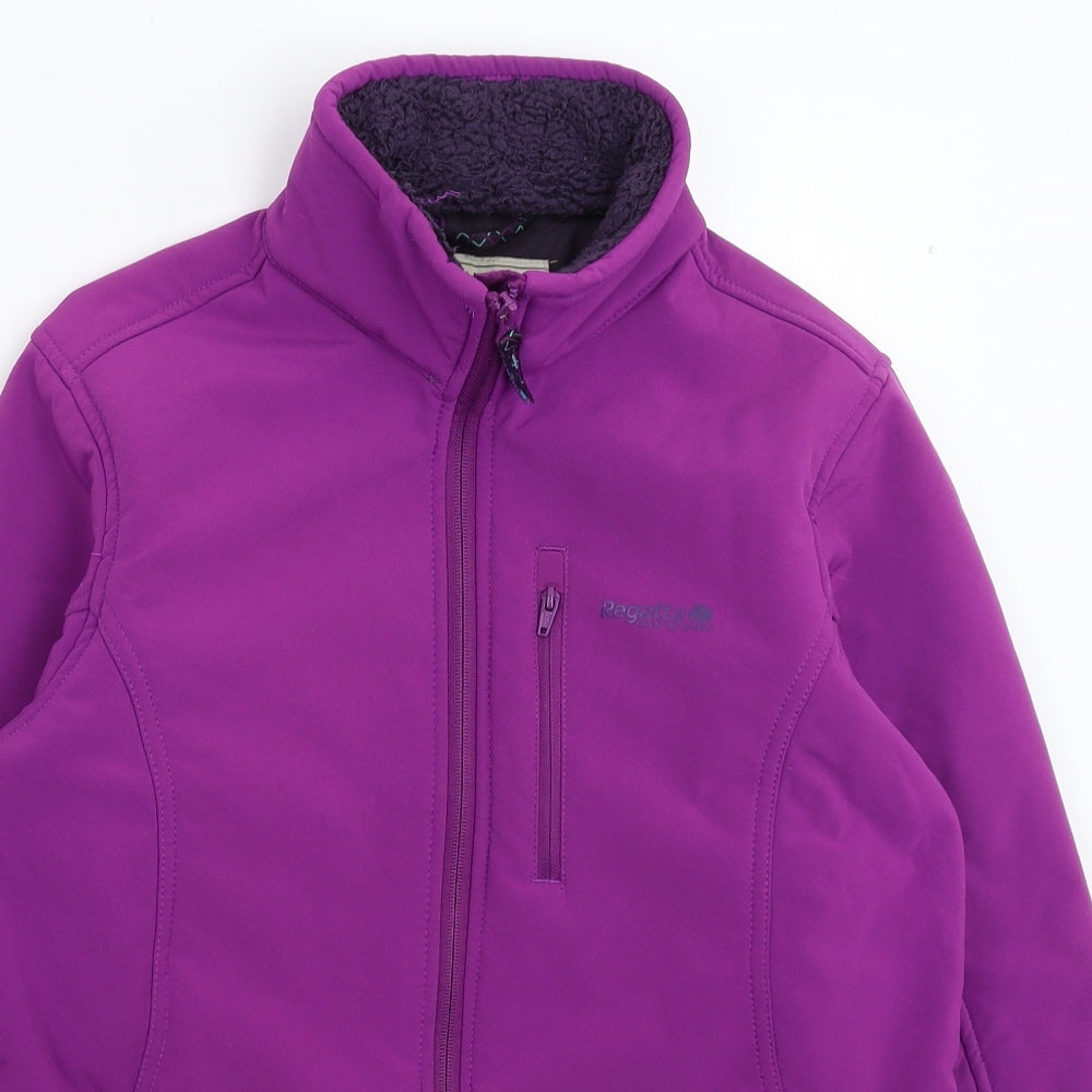 Regatta Womens Purple  Softshell Jacket  Size 14