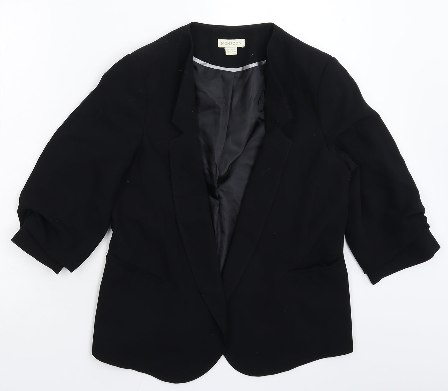 Monsoon Womens Black   Jacket Blazer Size 12