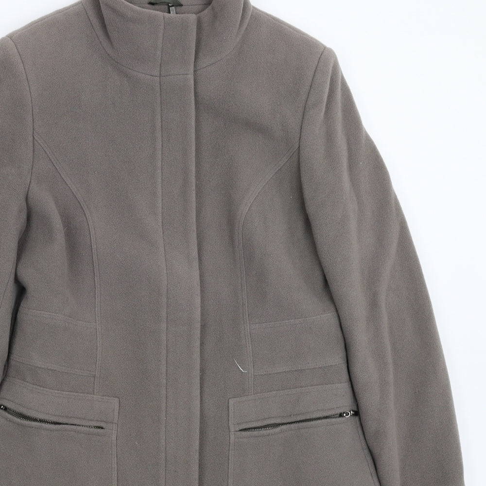 Kaliko Womens Grey   Pea Coat Coat Size 12