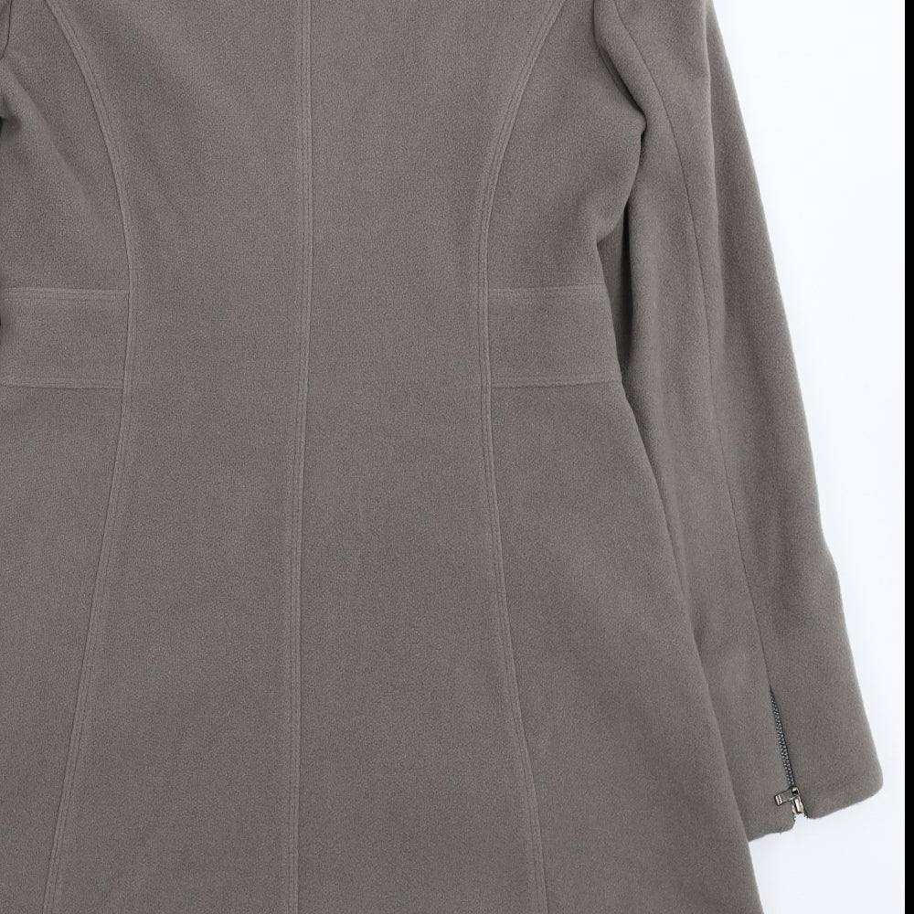 Kaliko Womens Grey   Pea Coat Coat Size 12