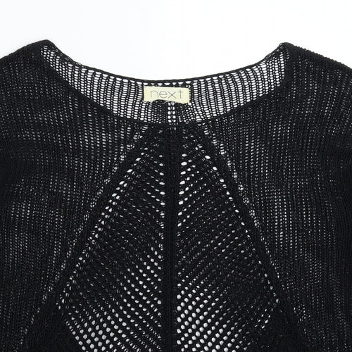 NEXT Womens Black  Knit Pullover Jumper Size 14