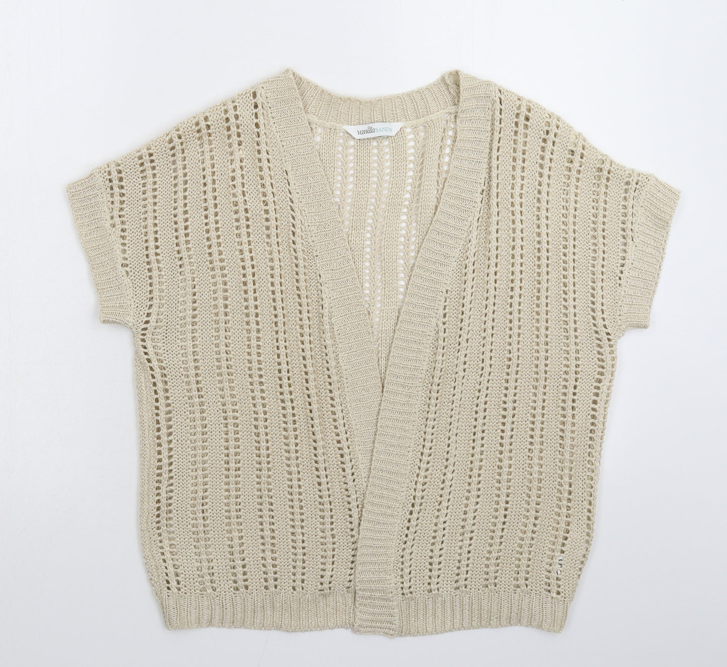 BHS Womens Grey  Knit Cardigan Jumper Size 16