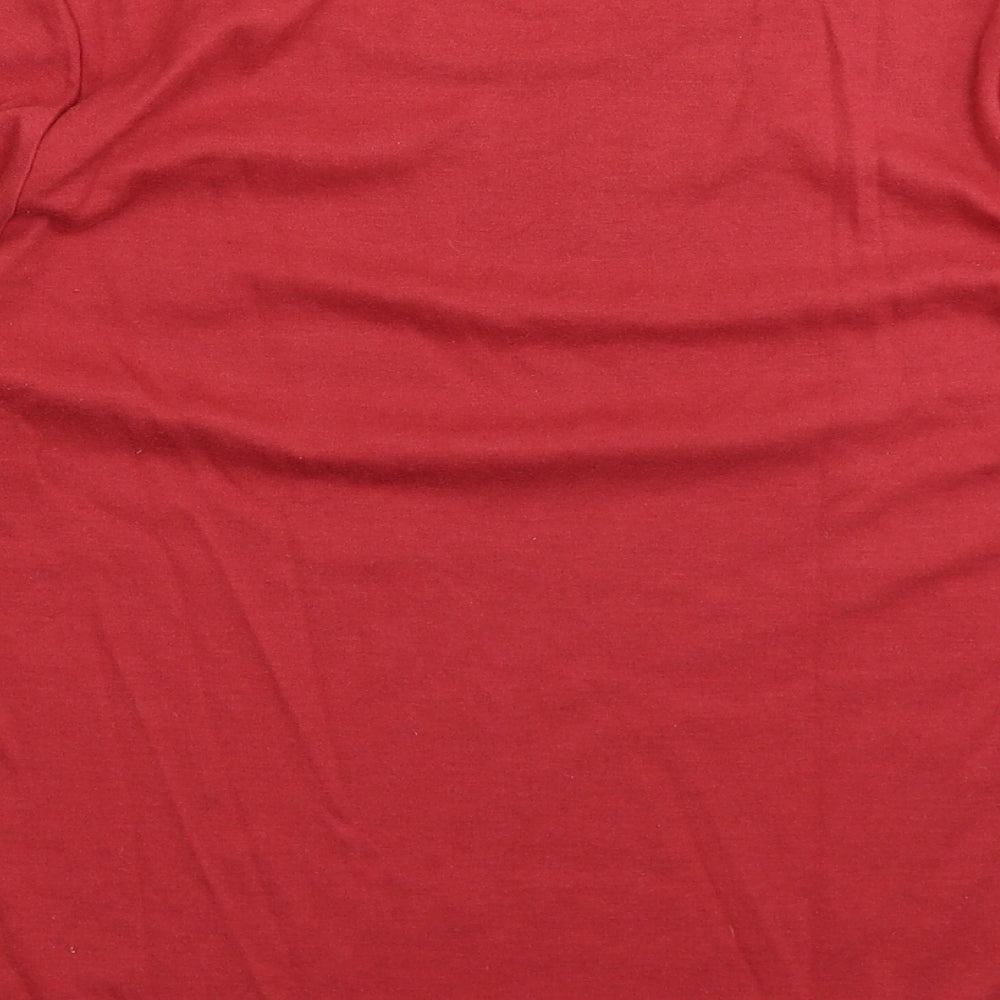 Tigi Womens Red   Basic T-Shirt Size 16