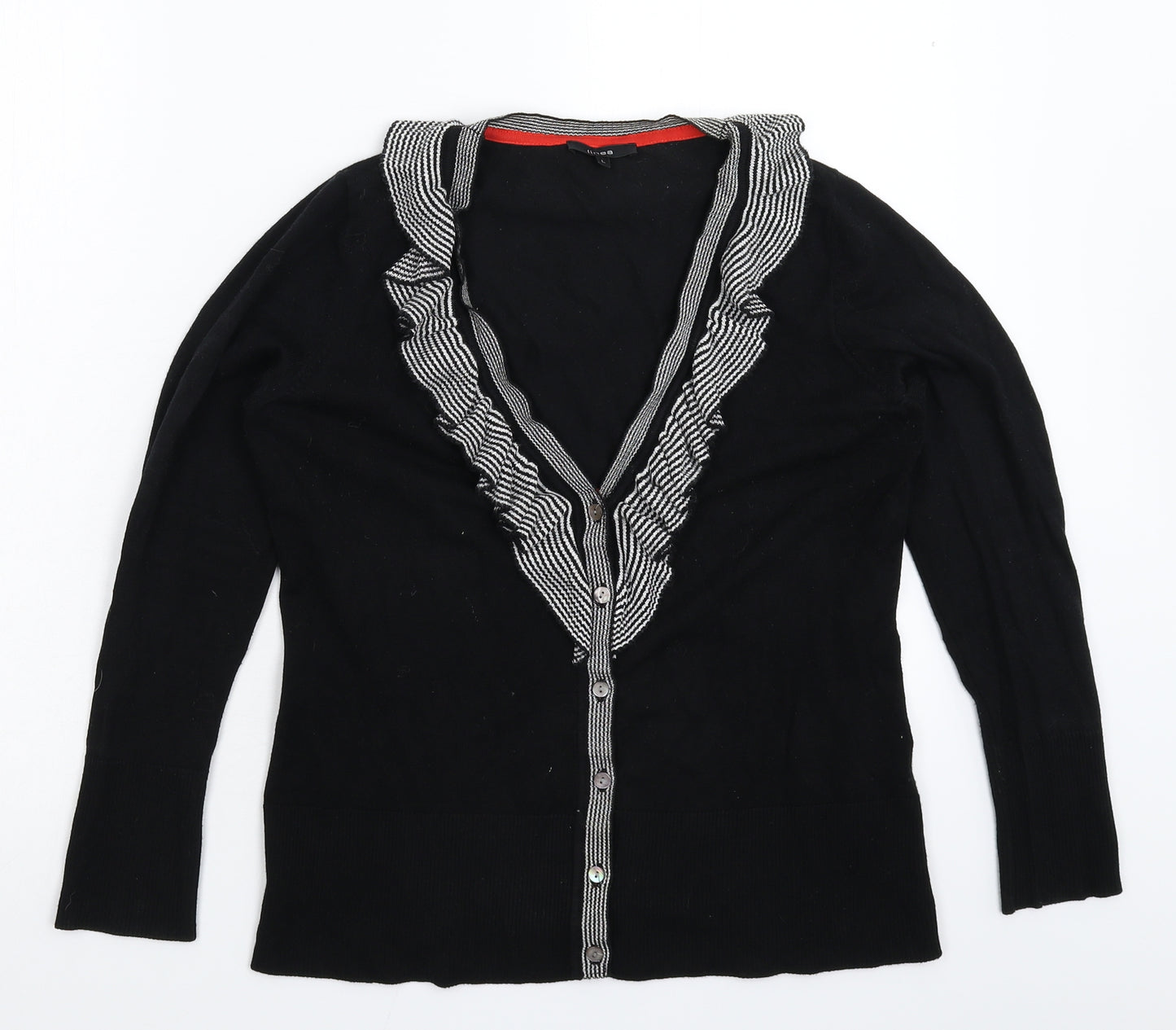 Linea Womens Blue  Knit Cardigan Jumper Size L