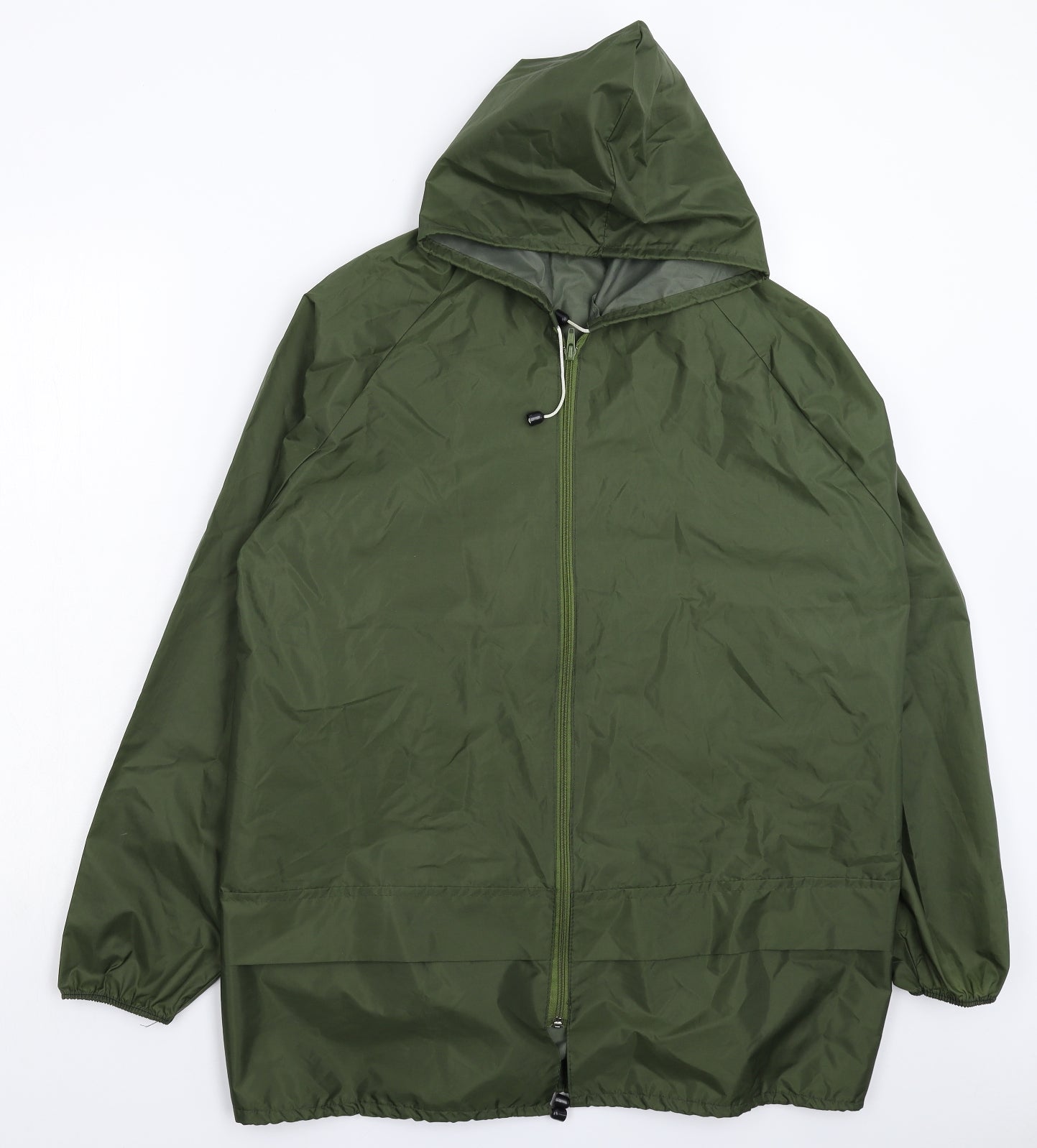 Preworn Mens Green   Rain Coat Coat Size M