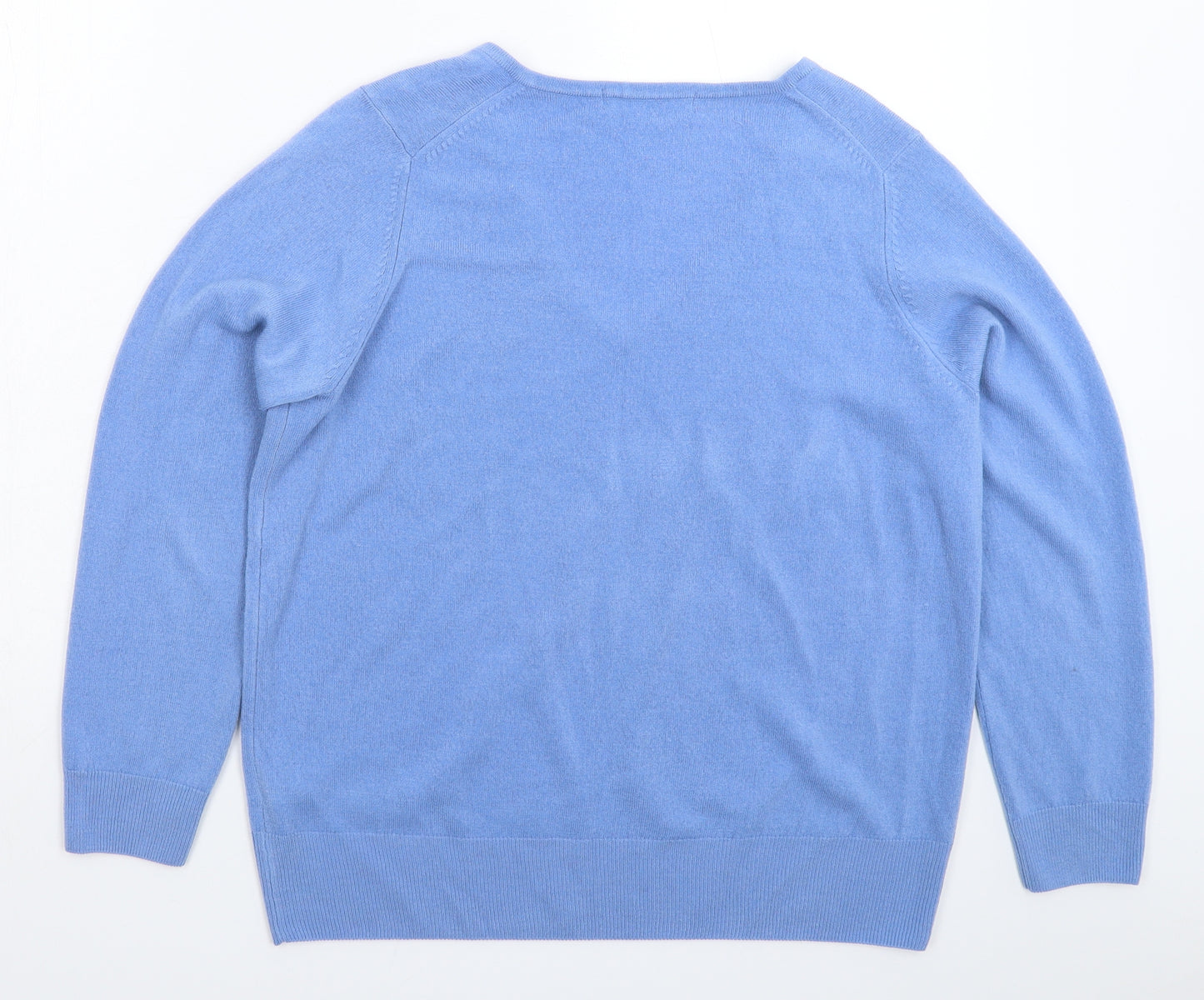 Marks and Spencer Womens Blue  Knit Pullover Jumper Size 16