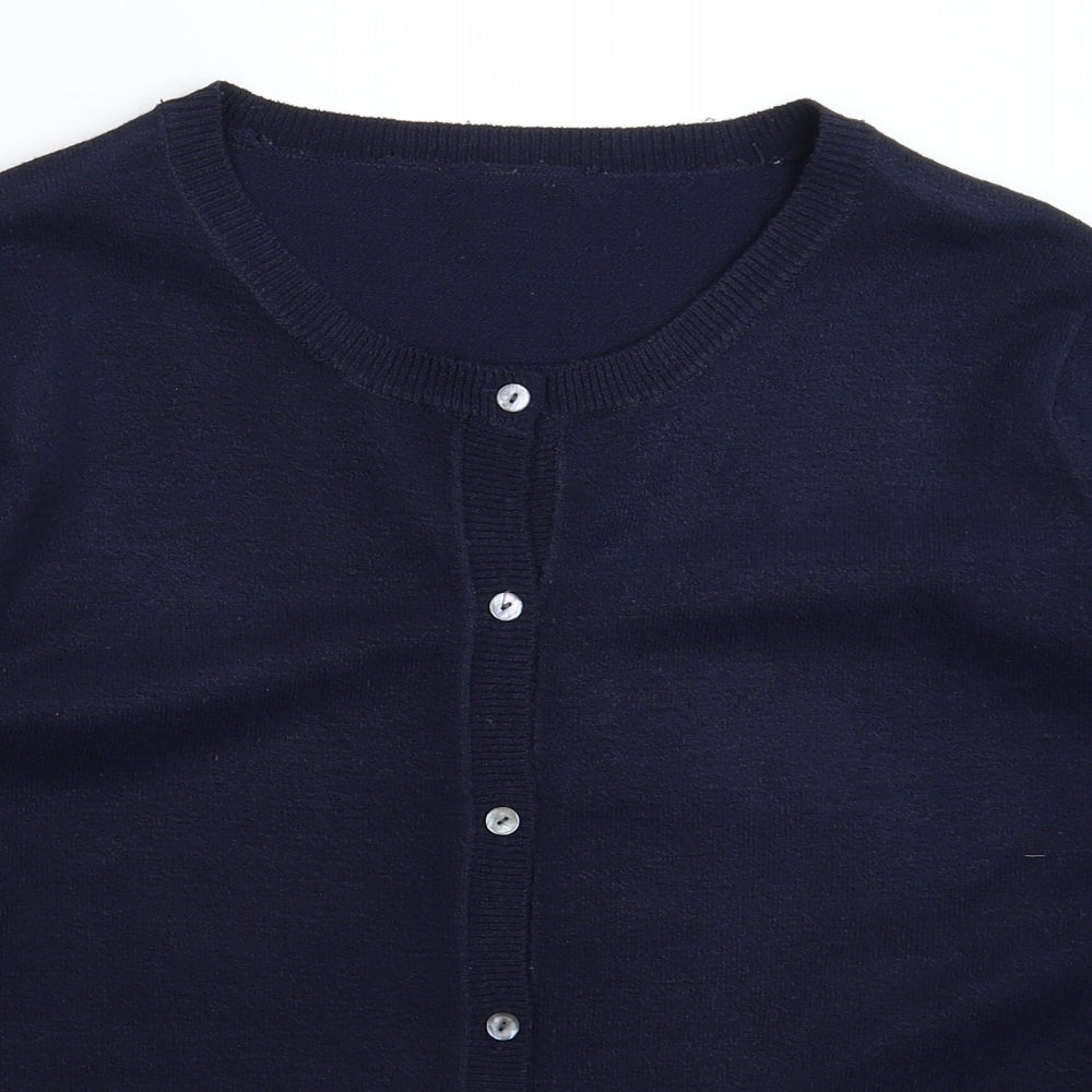 Berker Womens Blue  Knit Cardigan Jumper Size 16