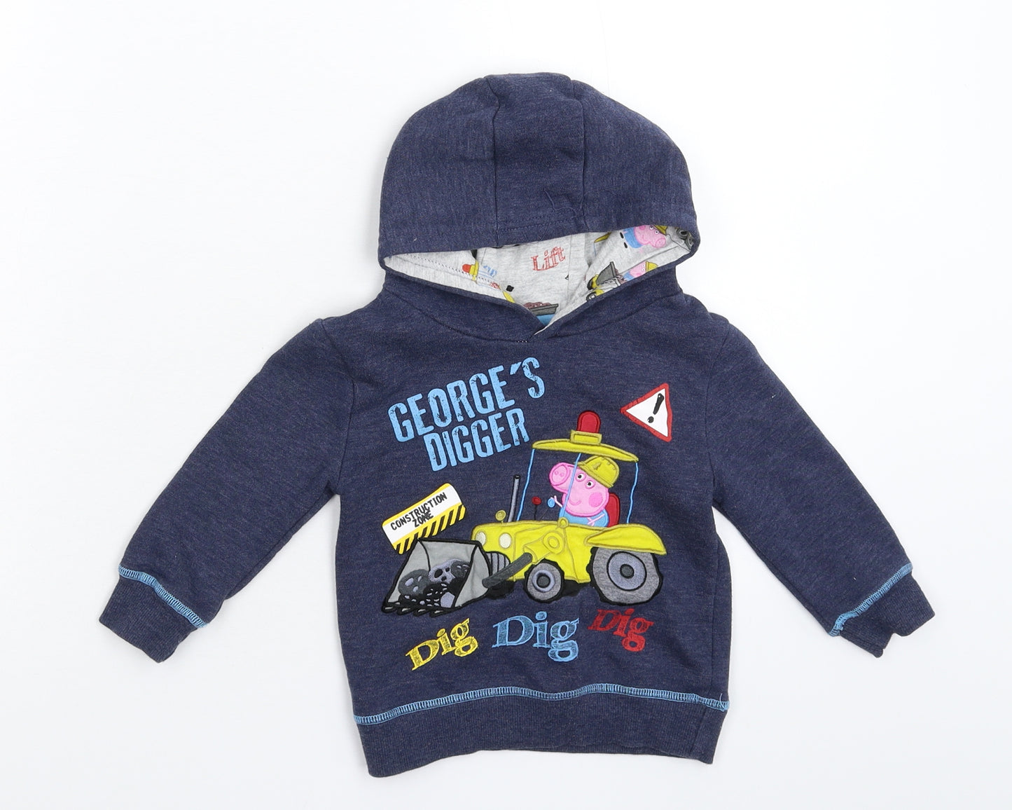 George Baby Blue   Pullover Jumper Size 12-18 Months  - Peppa Pig