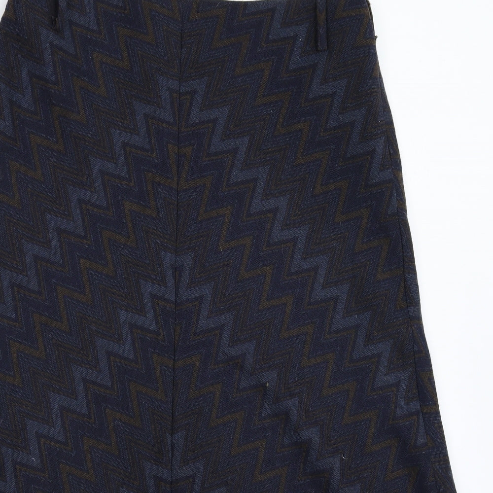Klass Womens Multicoloured Geometric  Maxi Skirt Size 16