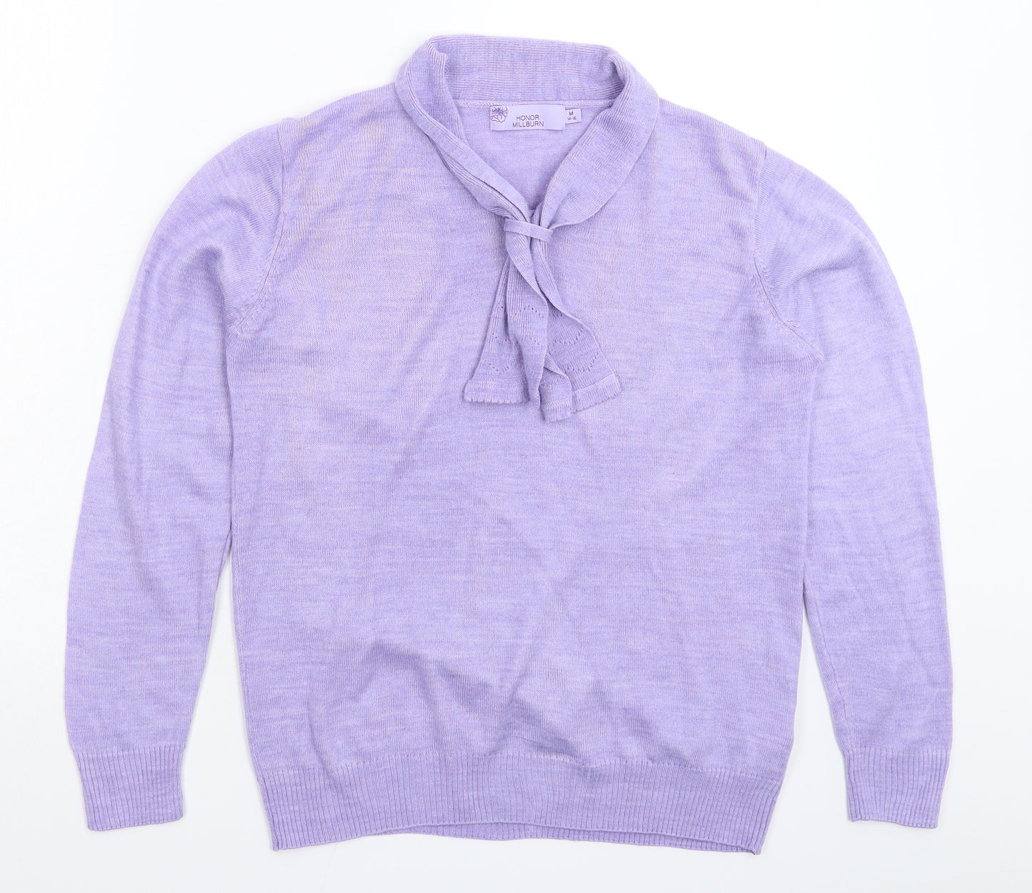 Honor Millburn Womens Purple  Knit Pullover Jumper Size 16
