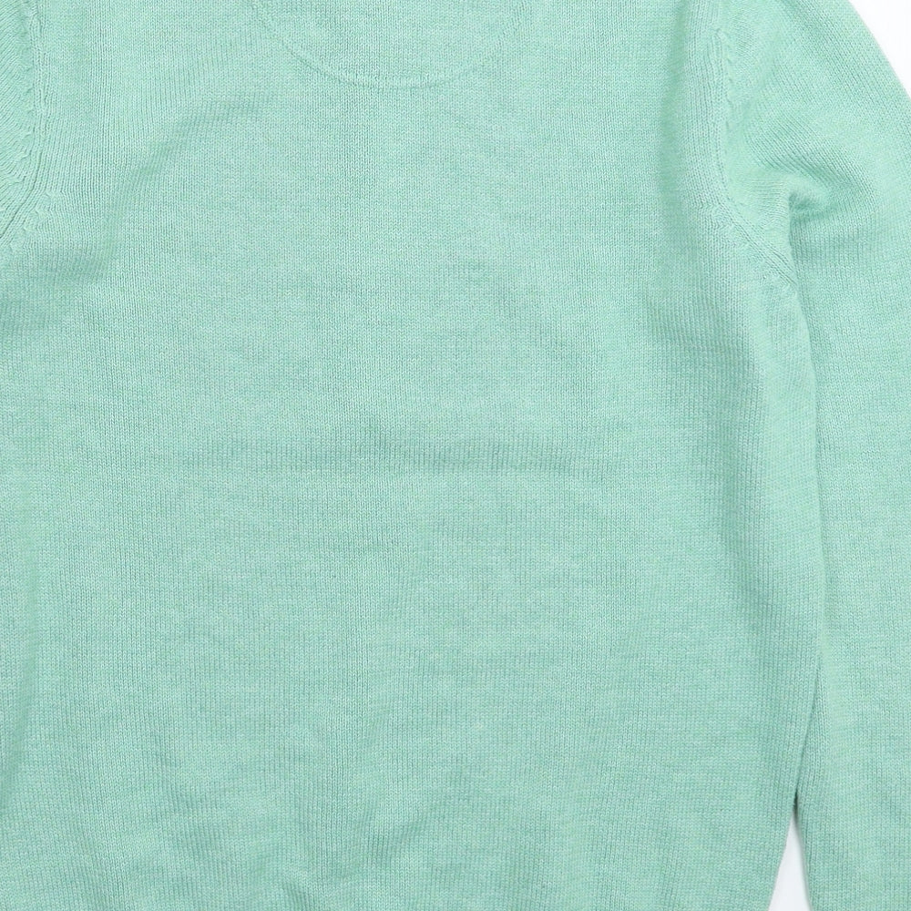 Atlantic  Mens Green  Knit Pullover Jumper Size S