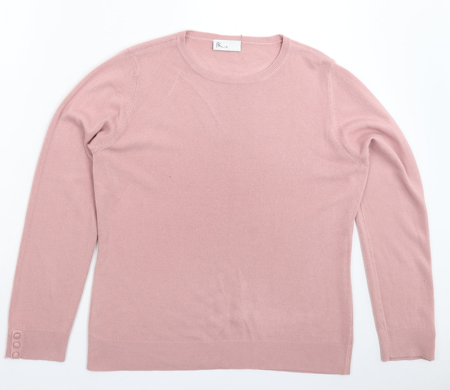 BHS Womens Beige  Knit Pullover Jumper Size 14