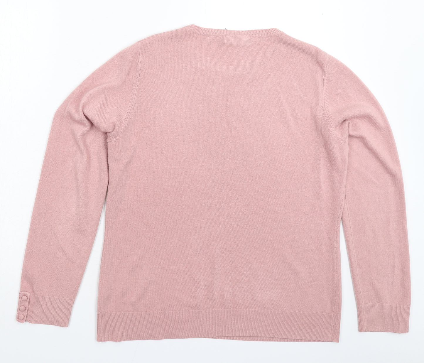 BHS Womens Beige  Knit Pullover Jumper Size 14