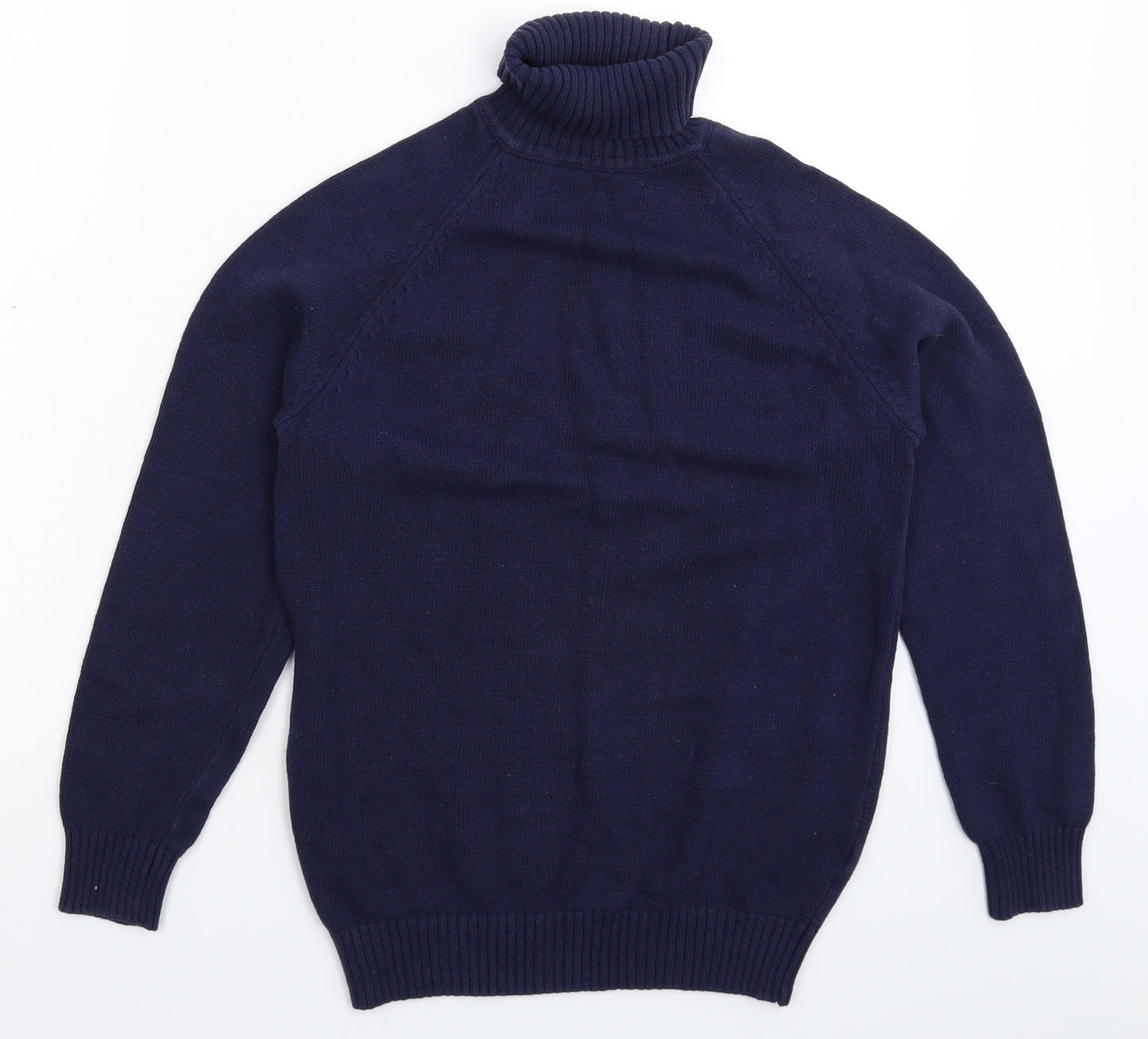 Cotton Traders Mens Blue  Knit Pullover Jumper Size XS