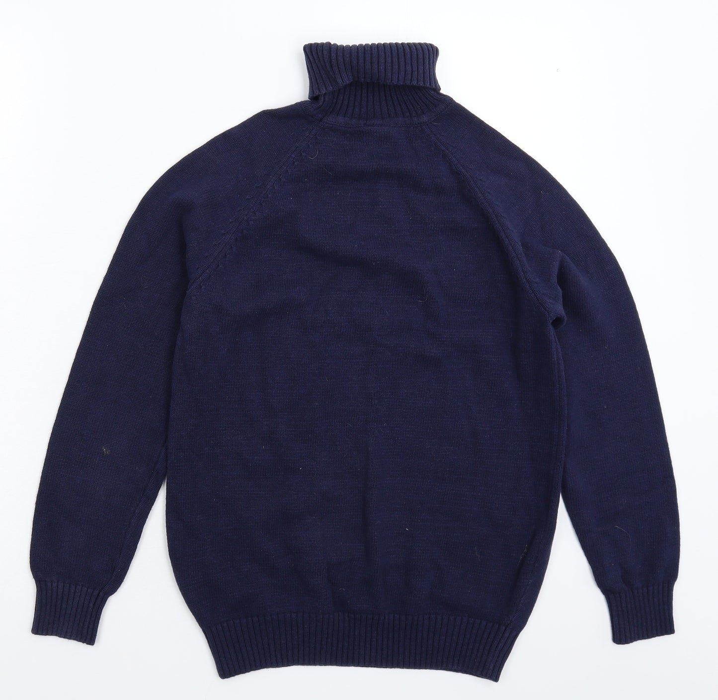 Cotton Traders Mens Blue  Knit Pullover Jumper Size XS