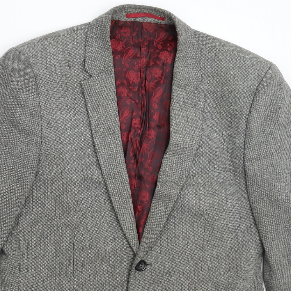 Ventuno Mens Grey   Jacket Blazer Size 36