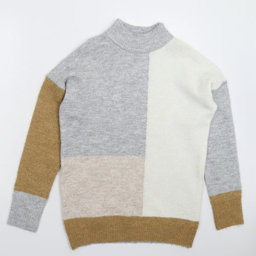 Primark Womens Multicoloured  Knit Pullover Jumper Size 6  - Oversized