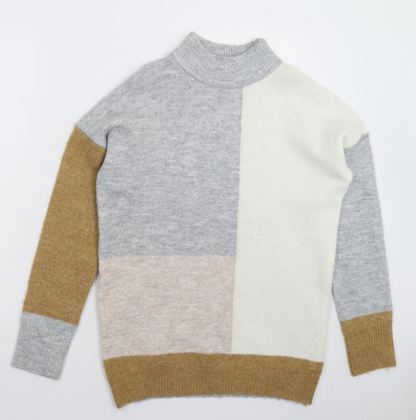 Primark Womens Multicoloured  Knit Pullover Jumper Size 6  - Oversized