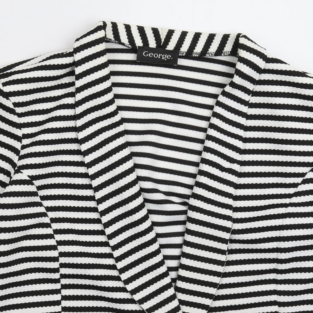 George Womens Multicoloured Striped  Jacket Blazer Size 12