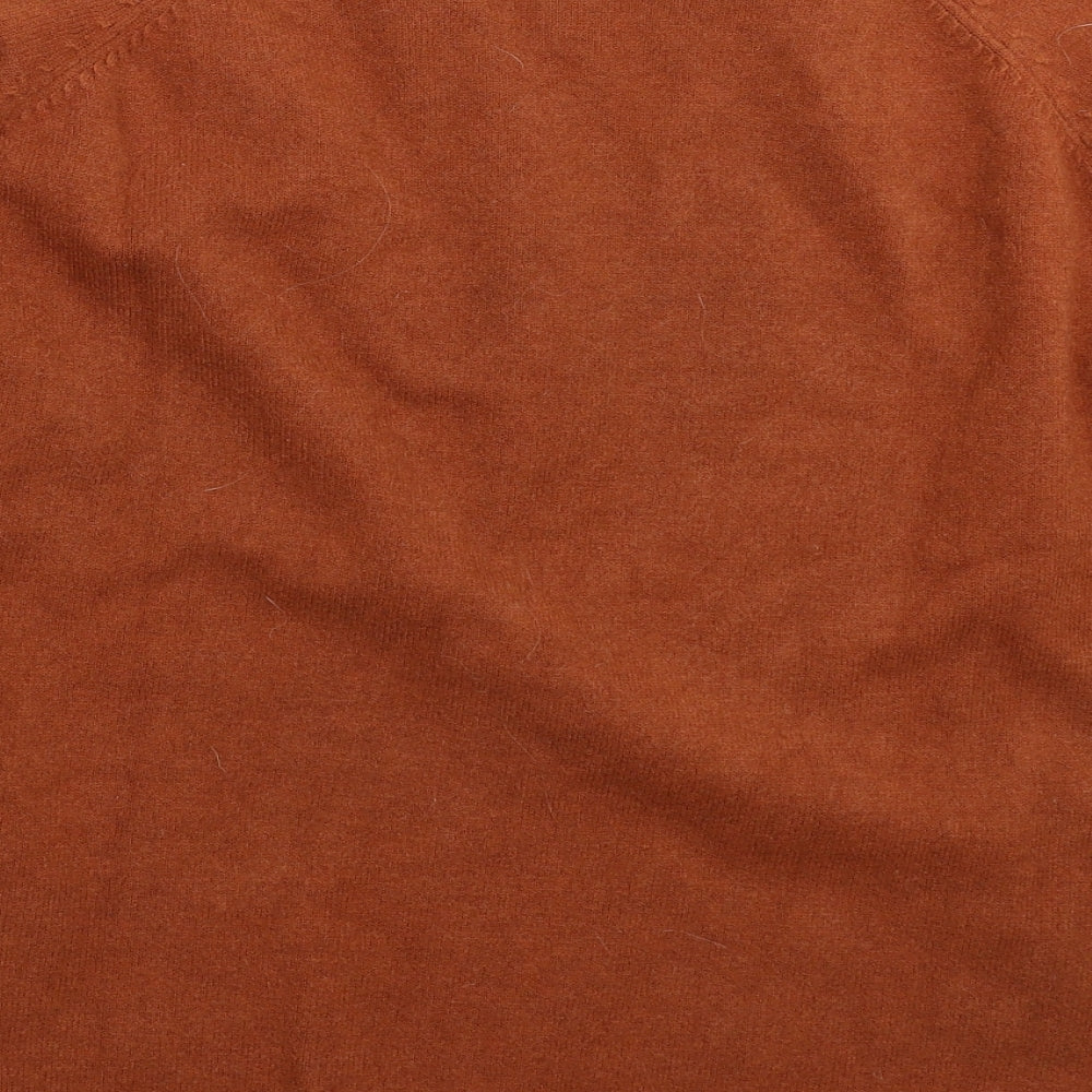 Preworn Womens Brown  Knit Pullover Jumper Size 2XL