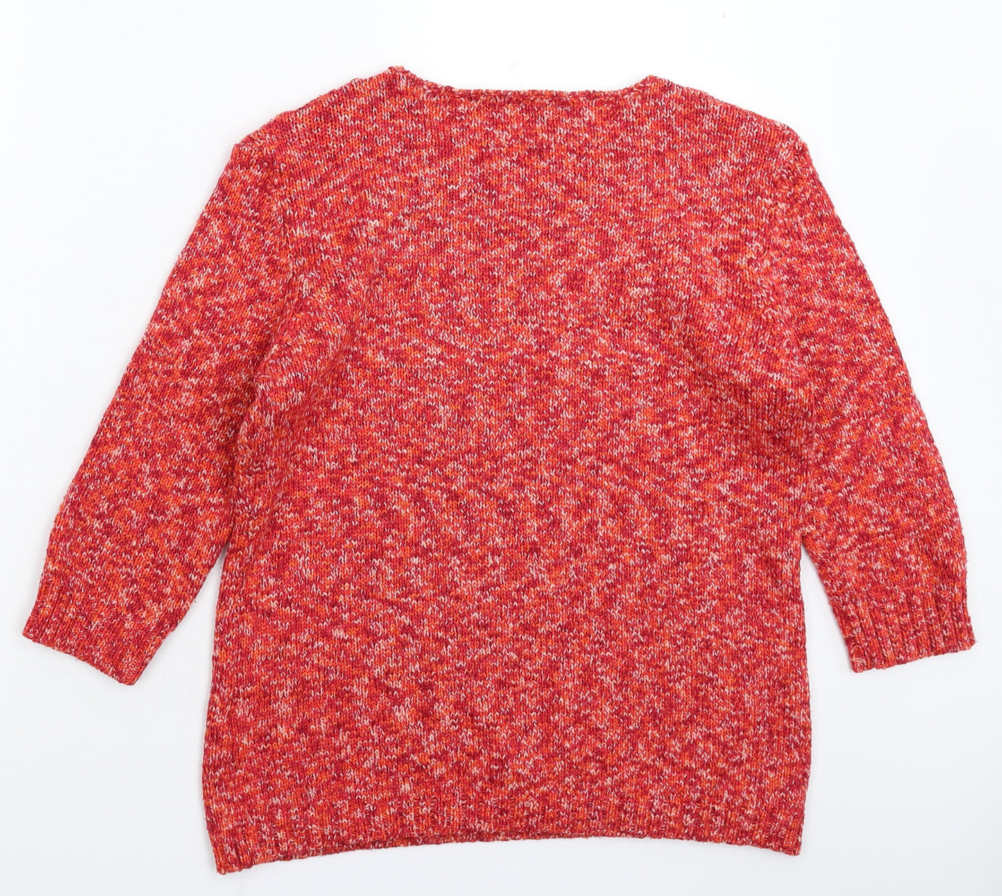 Damart Womens Pink  Knit Pullover Jumper Size 12