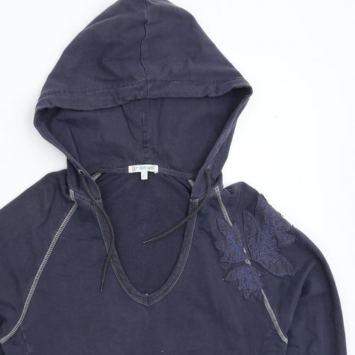 ROXY Womens Blue   Pullover Hoodie Size L