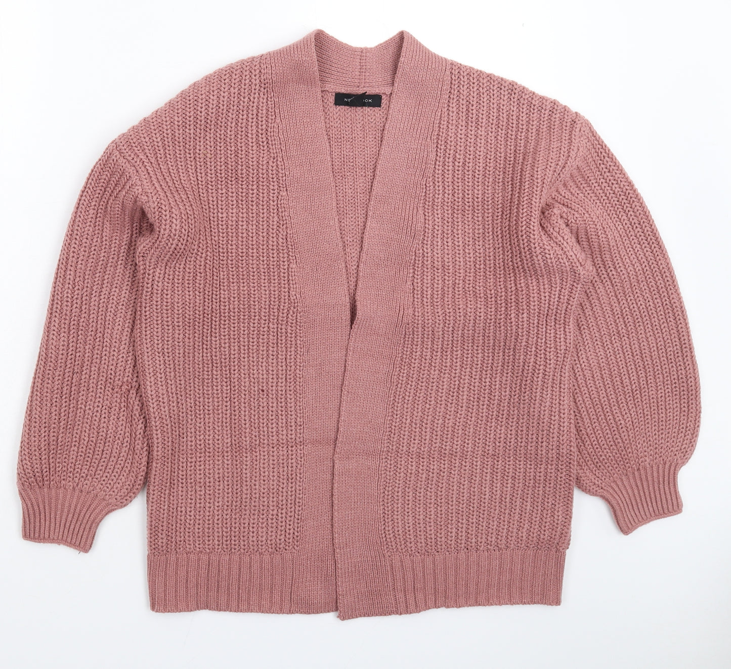 New Look Womens Pink  Knit Cardigan Jumper Size S
