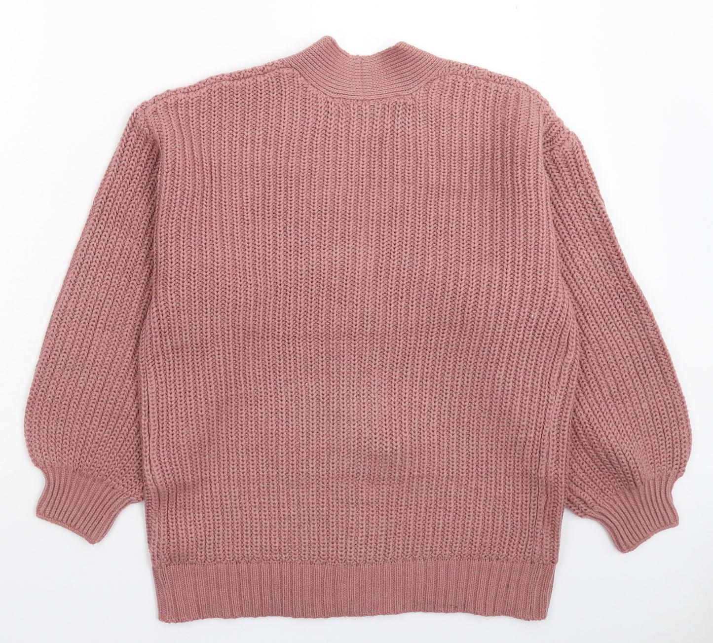 New Look Womens Pink  Knit Cardigan Jumper Size S