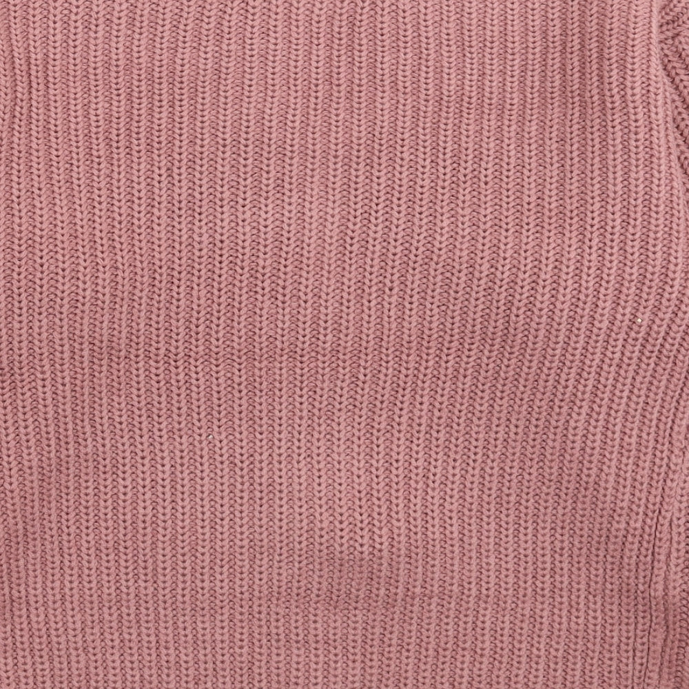 New Look Womens Pink  Knit Cardigan Jumper Size S