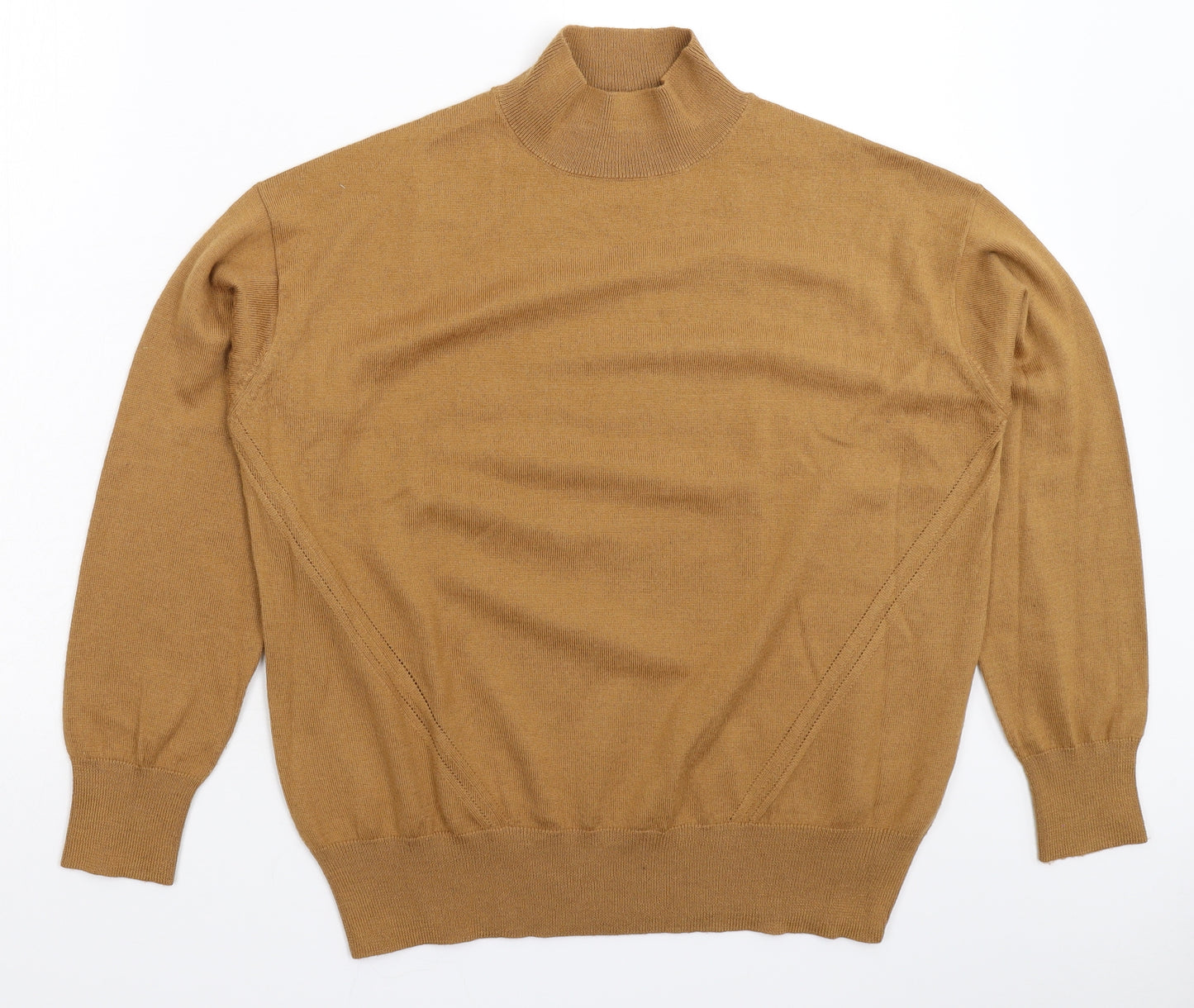 Preworn Mens Beige  Knit Pullover Jumper Size L